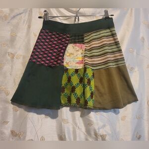 Repurposed vintage handmade mini skirt, never worn, SZ Med